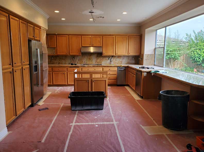 Kitchen before remodel