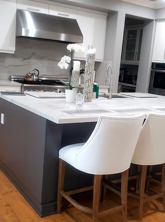 Kitchen Remodel with Shades